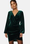 Bubbleroom Occasion Leija Velvet Dress Dark green 2XL