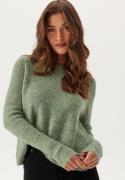 ONLY Onlolli L/S Pullover Knit Hedge Green Detail:W. Melange S