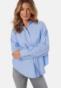 VERO MODA Vmfanni Ls Shirt Wvn Ga Hydrangea Stripes:sana XL