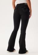 True Religion Joey Flare Ponte Black 26