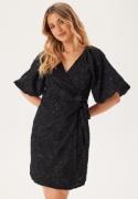 Object Collectors Item Objfara Re 2/4 Wrap Dress Black 34