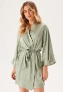 BUBBLEROOM Frill Robe  Dusty green 32/34