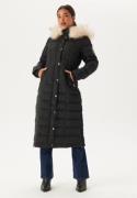 Chiara Forthi Champoluc Down Maxi Coat Black/Beige 42