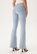 BUBBLEROOM High Flare Superstretch Jeans Bleached denim 46