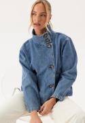 Object Collectors Item Objtilla Gro L/S LO DENIM JACKET Medium Blue Denim M