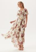 Ida Sjöstedt Caroline Dress Creme Red Floral 38