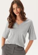 Object Collectors Item Objthess 2/4 LO V-NECK KNIT TO Light Grey Melange M