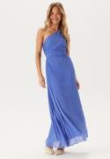 FOREVER NEW Mirabelle Pleated Asymm Maxi Dress Cornflower Blue 36(UK8)