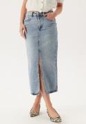 VILA Vijaf Hw Midi Denim Skirt-noos Light Blue Denim Detail:wash L 34