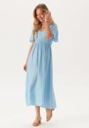 VERO MODA Vmflora Olga Ss 7/8 DRESS DRES Airy Blue XL