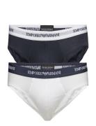 Mens Knit 2Pack Brie Underbukser Y-front Briefs Multi/patterned Emporio Armani