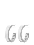 Monaco Earrings Mini Accessories Jewellery Earrings Hoops Silver Edblad