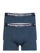 2-Pack Underwear - Gots/Vegan Boxershorts Blue Knowledge Cotton Apparel