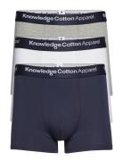 3-Pack Underwear - Gots/Vegan Boxershorts Multi/patterned Knowledge Cotton Apparel