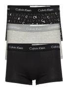 3P Low Rise Trunk Boxershorts Black Calvin Klein