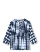 Bæk&Bølge Irene Shirt Top Blue Juna