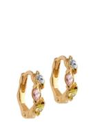 Hoops, Laia Accessories Jewellery Earrings Hoops Gold Enamel Copenhagen