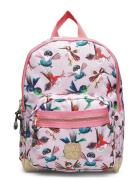 Pick&Pack Birds Soft Pink Backpack Accessories Bags Backpacks Multi/patterned Pick & Pack