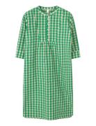 Bæk&Bølge Sonja Dress S/M Grøn/Sand Nattøj Green Juna