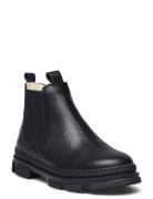 Booties - Flat - With Elastic Boots Støvler Black ANGULUS