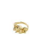 Willpower Recycled Sculptural Ring Gold-Plated Ring Smykker Gold Pilgrim