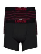 Levis Men Vintg Stripe Yd Boxer Brief 2P Boxershorts Black Levi´s