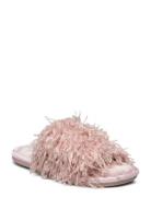 Indoor Slippers Feather Slippers Hjemmesko Pink Lindex