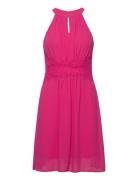 Vimilina Halterneck Dress/Su - Kort Kjole Pink Vila
