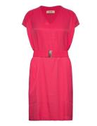 Ridley Twill Viscose Dress Kort Kjole Pink MOS MOSH