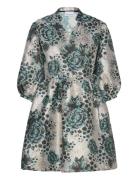 Aya Wrap Dress Kort Kjole Multi/patterned Noella