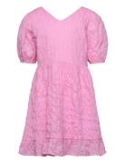 Vmdonna 2/4 Open Back Dress Wvn Girl Dresses & Skirts Dresses Partydresses Pink Vero Moda Girl