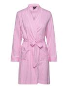 Lrl Kimono Wrap Robe Morgenkåbe Pink Lauren Ralph Lauren Homewear