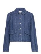 Karin Patch Jackets Jakke Denimjakke Blue Hosbjerg