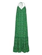 Fine Jacquard Maxi Dress Maxikjole Festkjole Green ROTATE Birger Christensen