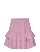 Pkcarly Skirt Dresses & Skirts Skirts Short Skirts Pink Little Pieces