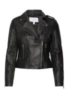 Vifeli Leather Jacket - Noos Læderjakke Skindjakke Black Vila