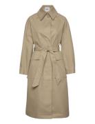 Dustin - Heavy Cotton Trenchcoat Frakke Khaki Green Day Birger Et Mikkelsen