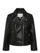 Yasphil 7/8 Leather Jacket Læderjakke Skindjakke Black YAS