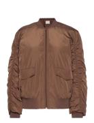 Kaboli Bomber Jacket Bomberjakke Brown Kaffe