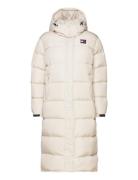 Tjw Alaska Long Puffer Foret Jakke White Tommy Jeans