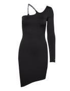 Tjw Logo Tape Bodycon Dress Kort Kjole Black Tommy Jeans