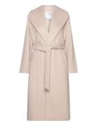 Slfrosa Wool Coat B Noos Outerwear Coats Winter Coats Cream Selected Femme