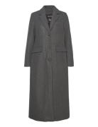 Vmvincemilan Long Coat Boos Cp Outerwear Coats Winter Coats Grey Vero Moda