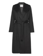 Slfrosa Wool Coat B Noos Outerwear Coats Winter Coats Black Selected Femme