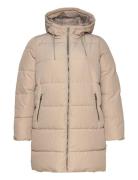 Carnewdolly Long Puffer Coat Cc Otw Foret Jakke Beige ONLY Carmakoma