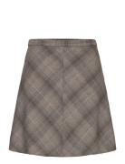 Slstorie Yara Skirt Kort Nederdel Brown Soaked In Luxury