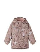 Nmfsnow05 Jacket Flower Unicorn Fo Noos Outerwear Softshells Softshell Jackets Pink Name It