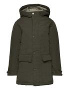 Jjchamp Parka Jacket Jnr Parka Jakke Khaki Green Jack & J S