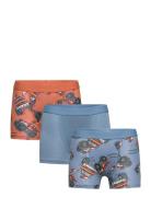 Boxer 3 Pack Elastic Aop Night & Underwear Underwear Underpants Multi/patterned Lindex