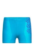 Boy's Arena Kikko V Swim Short Graphic Turquoise-N Badeshorts Blue Arena